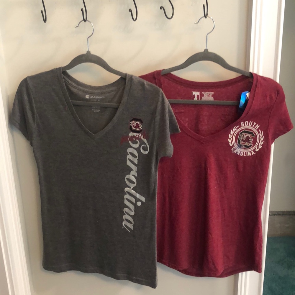 2 South Carolina Gamecock shirts